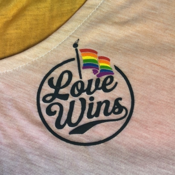 WELL WORN V-Neck Multi-Color T-shirt Size XL - Picture 6 of 7